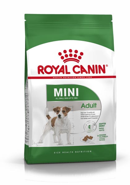 Royal canin Mini Adult 4 kg. อาหารเม็ดสำหรับสุนัขโตพันธุ์เล็ก 4 กก.