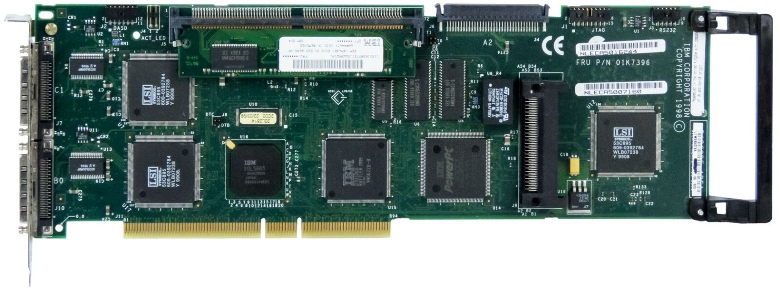 IBM 01K7396 ServRaid 3H SCSI 68-PIN PCI-X (Used) // สินค้ารับประกัน โดย บริษัท อะไหล่เซิร์ฟเวอร์ จำกัด