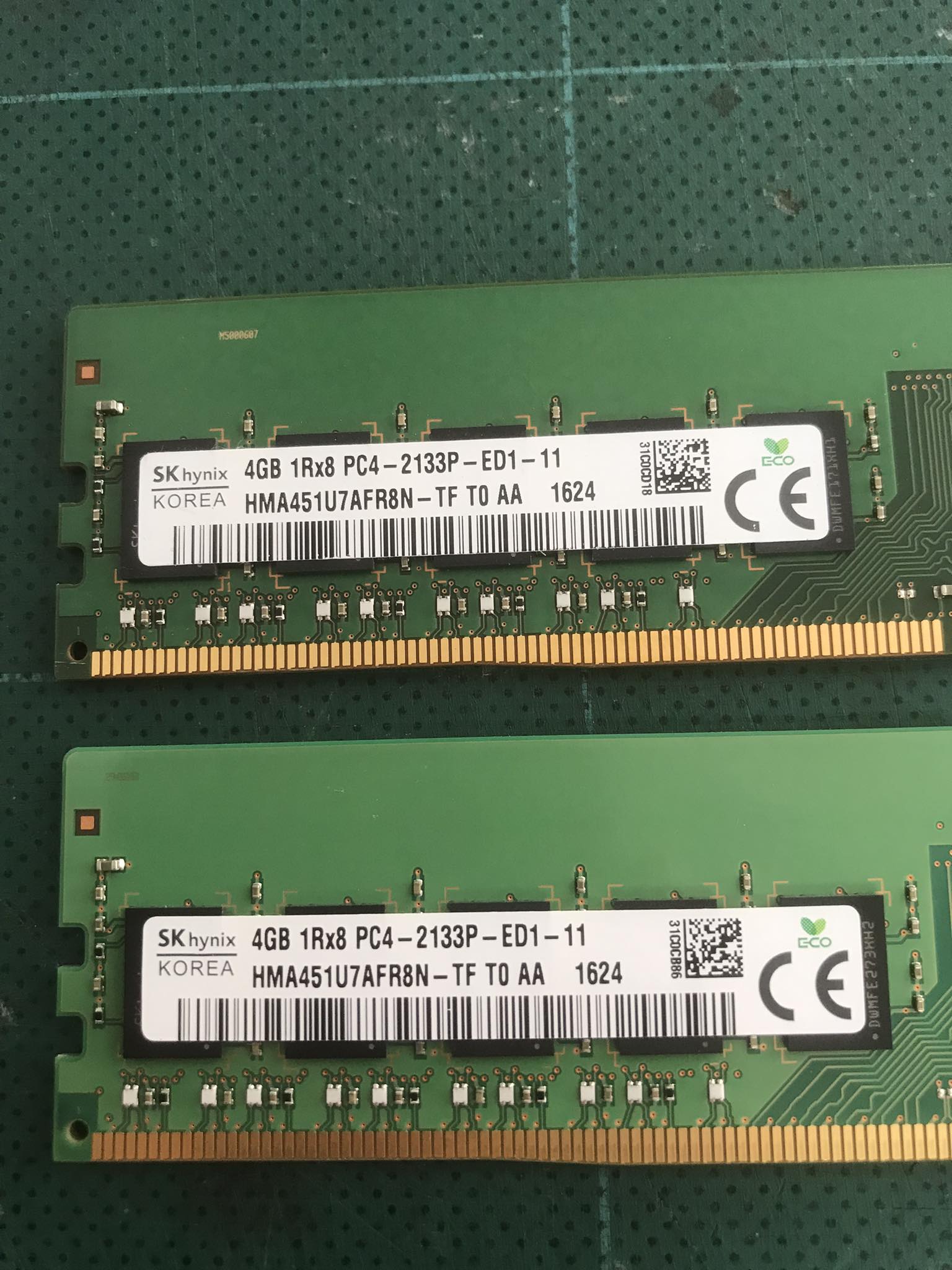 SK Hynix 4GB 1Rx8 PC4-2133P-ED1-11 DDR4 ECC Server Memory // HMA451U7AFR8N-TF (Used) // สินค้ารับประกัน โดย บริษัท อะไหล่เซิร์ฟเวอร์ จำกัด