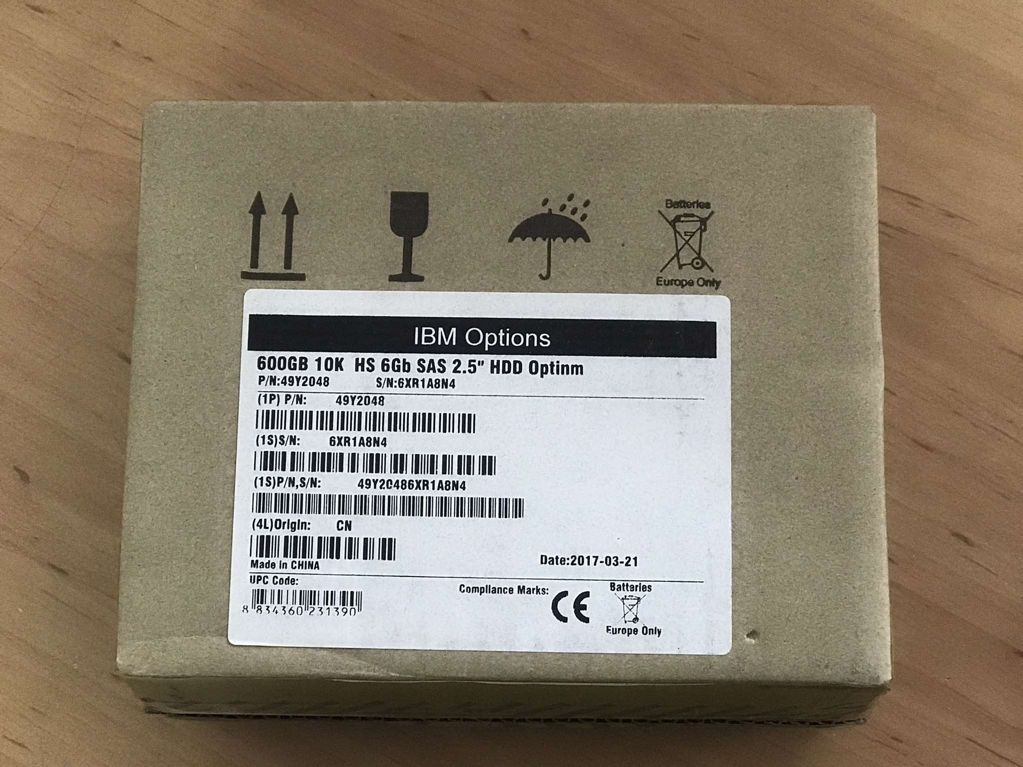 ( New Inbox ) IBM 600GB 10K 6G SAS 2.5in ENT HDD W/Tray // 49Y2052, 49Y2048, 49Y2051, ST9600205SS, 9TE066-039 สินค้ารับประกัน โดย บริษัท อะไหล่เซิร์ฟเวอร์ จำกัด