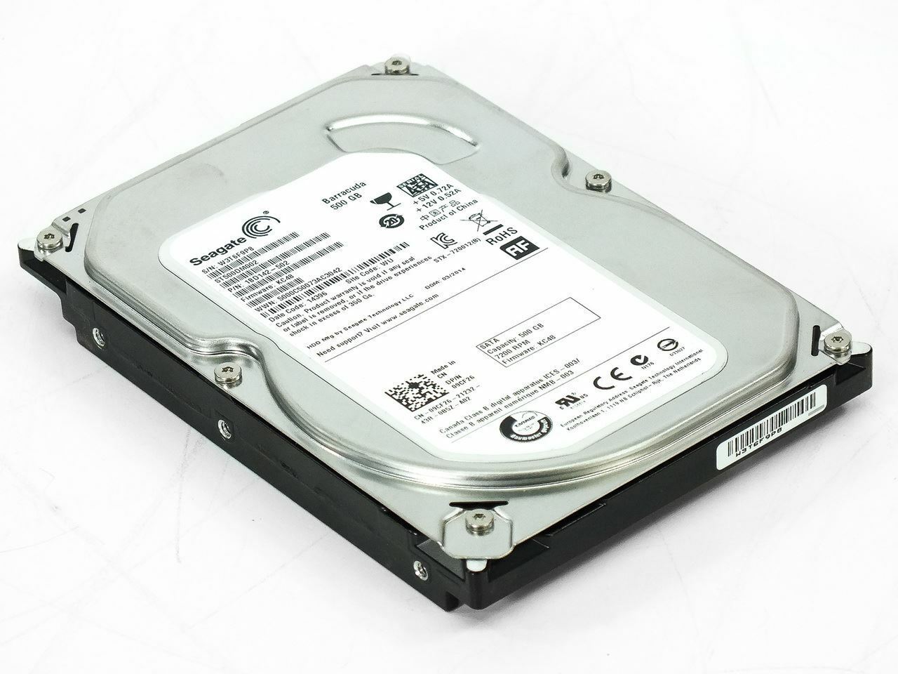 Dell 500GB SATA Hard Drive 7200RPM - Seagate // ST500DM002 / 09CF26 (Used) // สินค้ารับประกัน โดย บริษัท อะไหล่เซิร์ฟเวอร์ จำกัด
