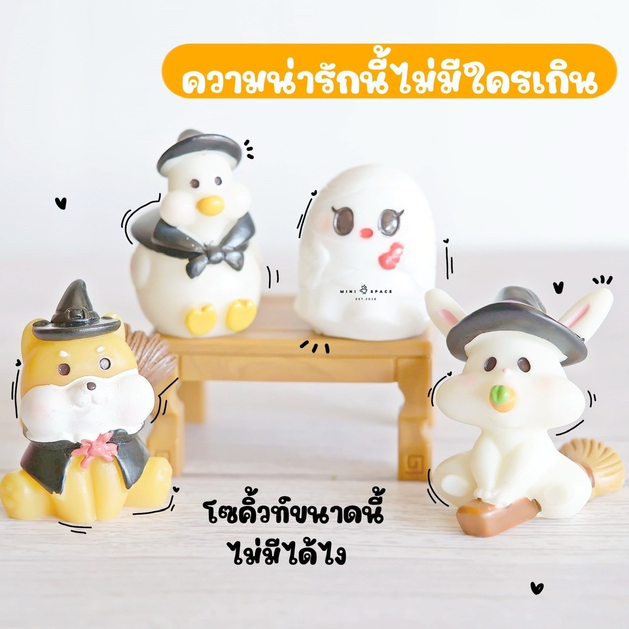 MS5173 โมเดลสัตว์ฮาโลวีน โมเดลแมวดำ ตุ๊กตาจิ๋ว โมเดลจิ๋ว แต่งสวน * มี COD เก็บเงินปลายทาง