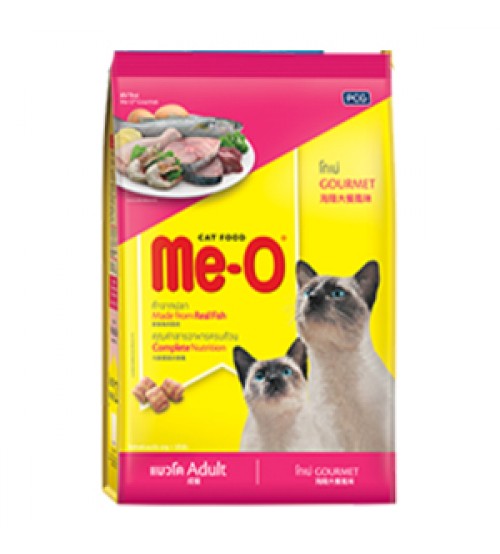 Meo gourmet มีโอโกเม่ เม็ดสองสี ขนาด 1.2 กก.