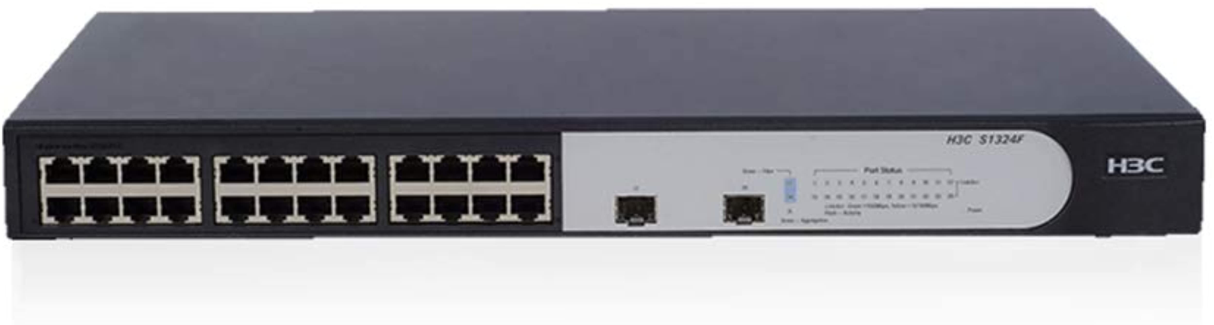 HBC H3C S1324F 24-Port Gigabit Plug and Play Ethernet Access Switch (Used) // สินค้ารับประกัน โดย บริษัท อะไหล่เซิร์ฟเวอร์ จำกัด