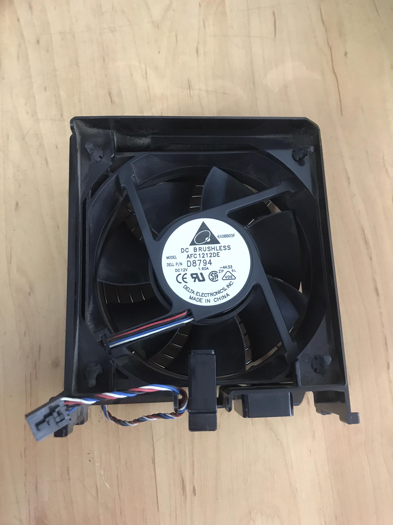 Nidec BETAV TA450DC B35502-35 12V DC1.40A Dell D8794 Fan Case 0P8192 L-P AFC1212DE (Used) // สินค้ารับประกัน โดย บริษัท อะไหล่เซิร์ฟเวอร์ จำกัด