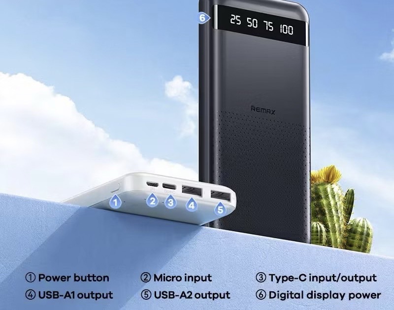 RPP-10 HINTOM SERIES 2.4A FAST CHARGING POWERBANK 10000mAh