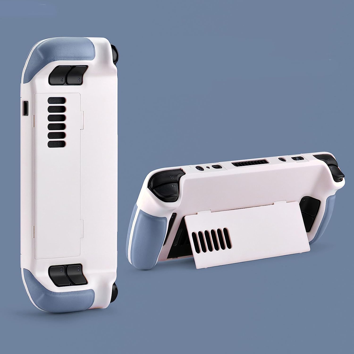 Steam Deck : Case Cover Two Tone White/Blue