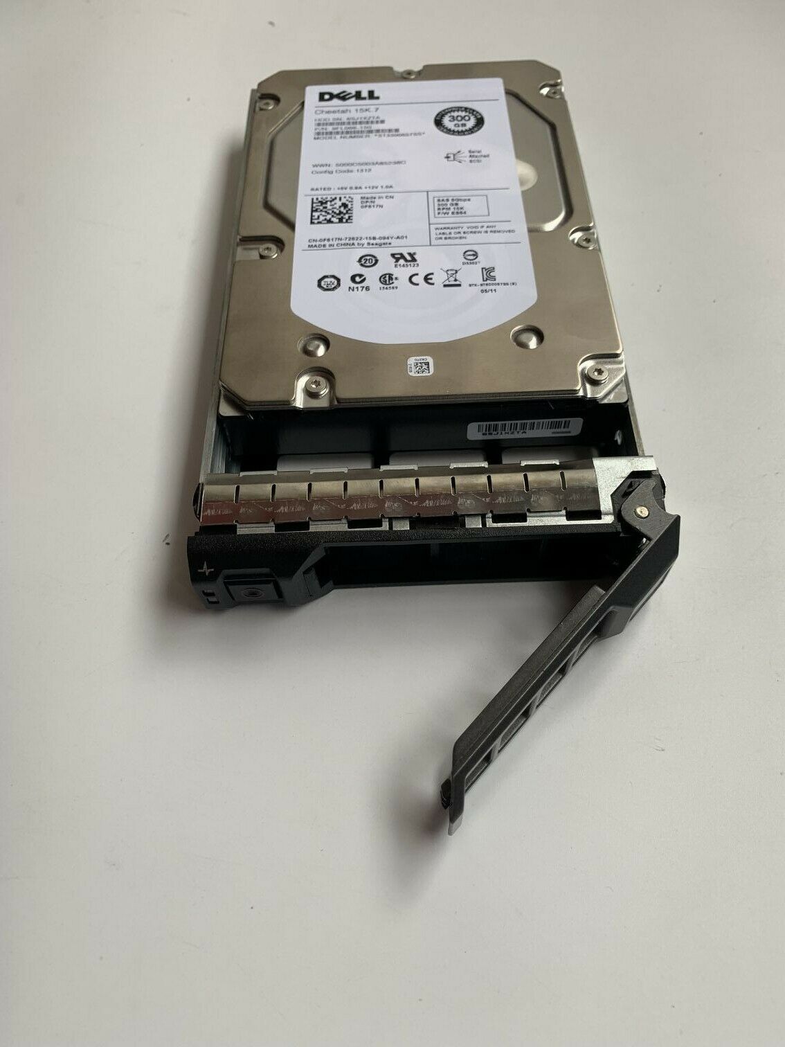 Dell 300GB 15K SAS 6G 3.5" HDD Hard Drive With TRAY // F617N / 0F617N / ST3300657SS (Used) // สินค้ารับประกัน โดย บริษัท อะไหล่เซิร์ฟเวอร์ จำกัด