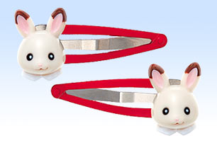[หมดค่ะ] กิ๊ปติดผมกระต่ายซิลวาเนียน (Sylvanian Familily Chocolate Rabbit Hair Clip)
