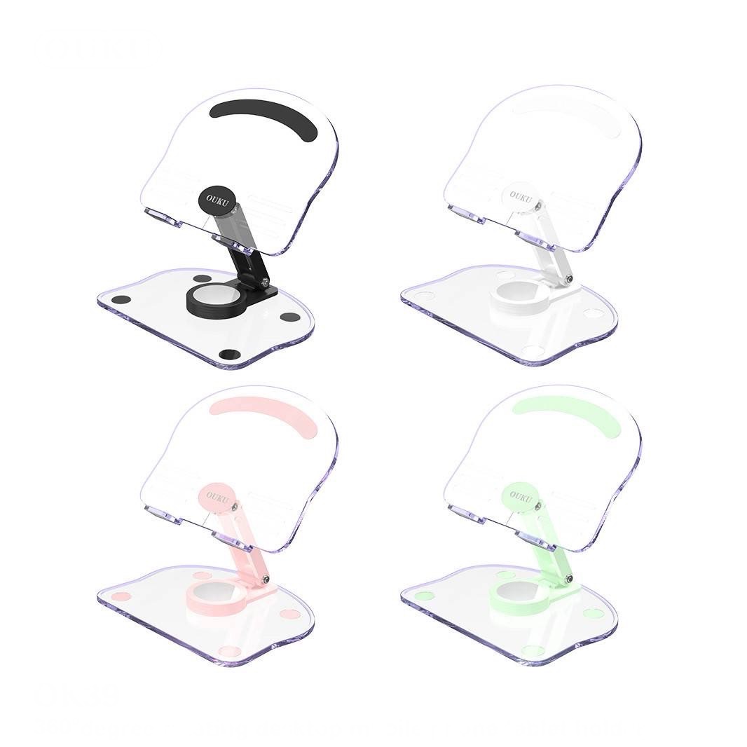 OK39 360 DEGREE ROTATING DESKTOP MOBILE PHONE TABLET HOLDER