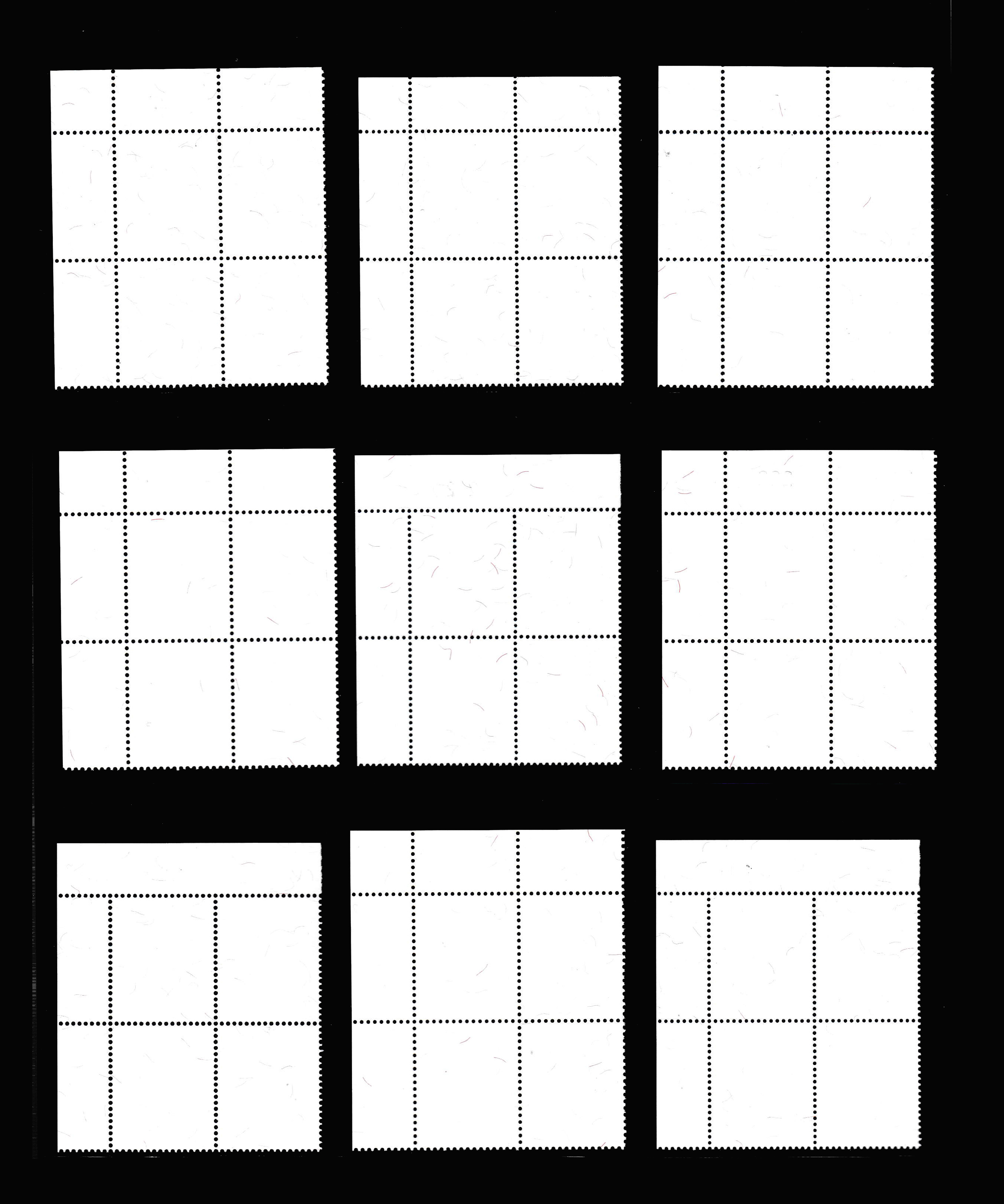 บล็อค 4 แสตมป์พระรูป ร.9 ชุดที่ 10 ครบทุกโรงพิมพ์ (เลขตอง 222) หายาก