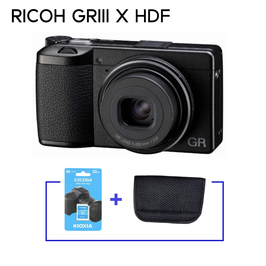 Ricoh GR III X HDF – ให้ภาพคมชัด พร้อมความนุ่มนวลแบบ HDF Filter (แถมฟรี Memory card 32GB and Bag)