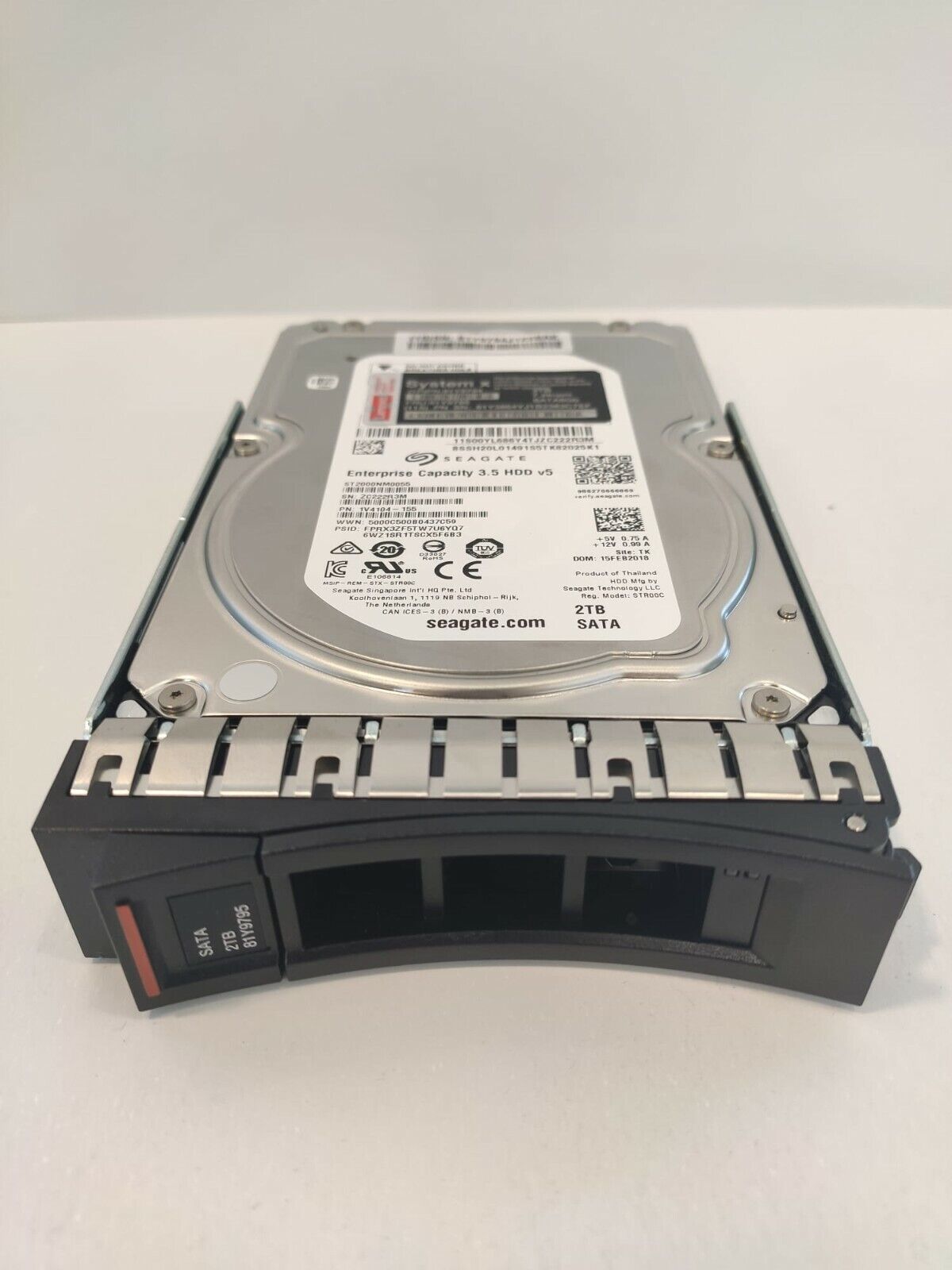 IBM 2TB 7.2K 6G SATA 3.5" G2HS HDD Hard Drive // FRU 81Y9795 / 81Y9794 / 81Y3864 (Used) // สินค้ารับประกัน โดย บริษัท อะไหล่เซิร์ฟเวอร์ จำกัด