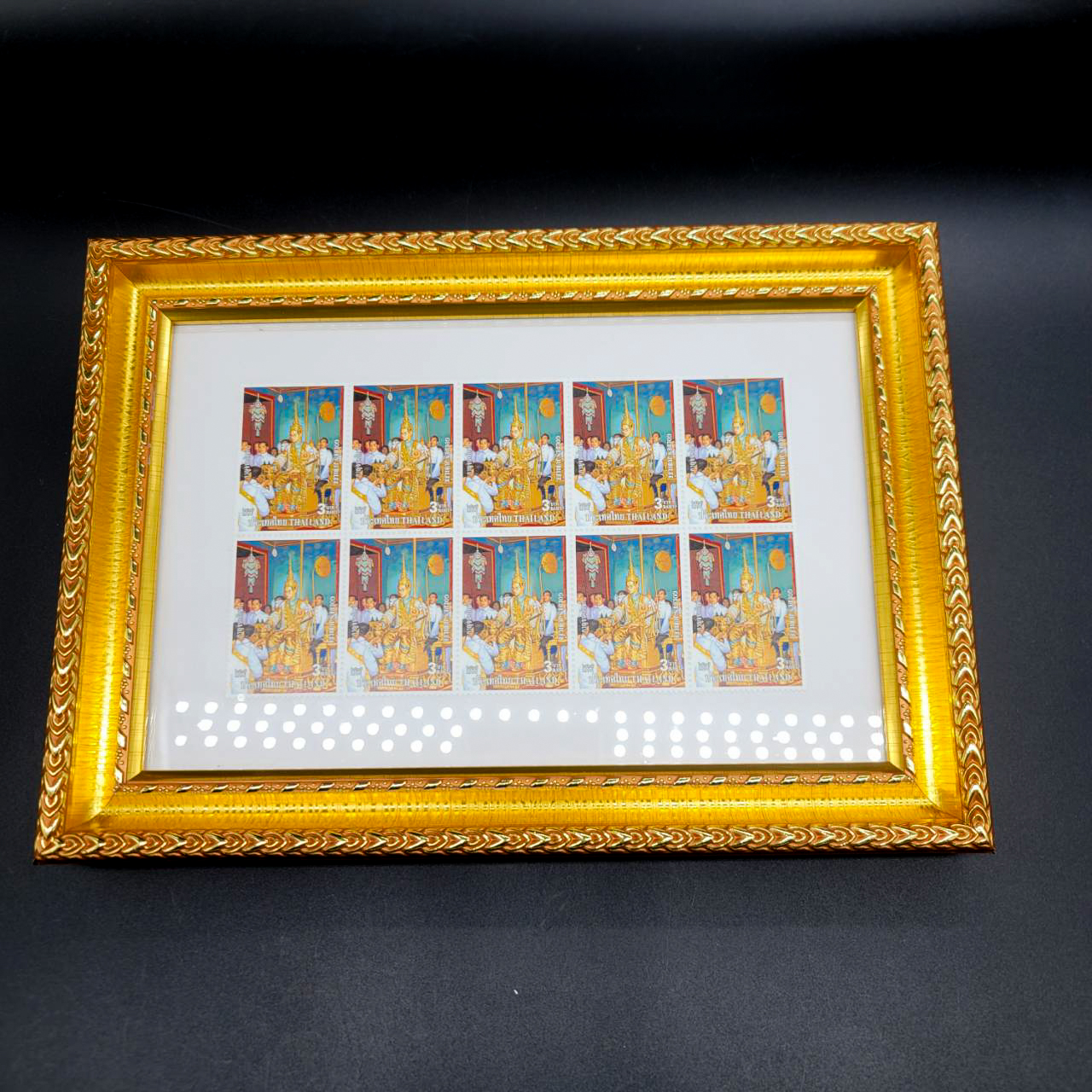 กรอบรูปที่ระลึก แสตมป์ฉลองราชสมบัติครบ 50 ปี (ชุด2) แบบ 1