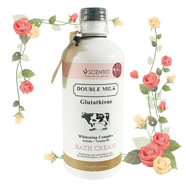 泰国beauty buffet double milk glutathione 粉色牛奶 双倍滋润美白沐浴露乳熊果苷B3包邮