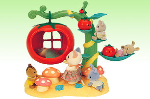 [Out of Stock] บ้านซิลวาเนียนมะเขือเทศ (JP) Sylvanian Families Tomato Baby House