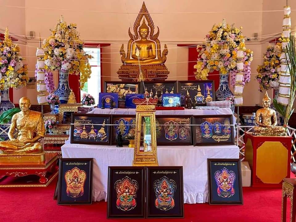 พระราชมงคลวัชราจารย์ รุ่น อริยทรัพย์สุวรรณ หลวงพ่อพัฒน์ ปุญญกาโม วัดห้วยด้วน ๒๕๖๕ รายการที่ ๑๔ superblack เพ้นท้าวเวสสีฟ้า