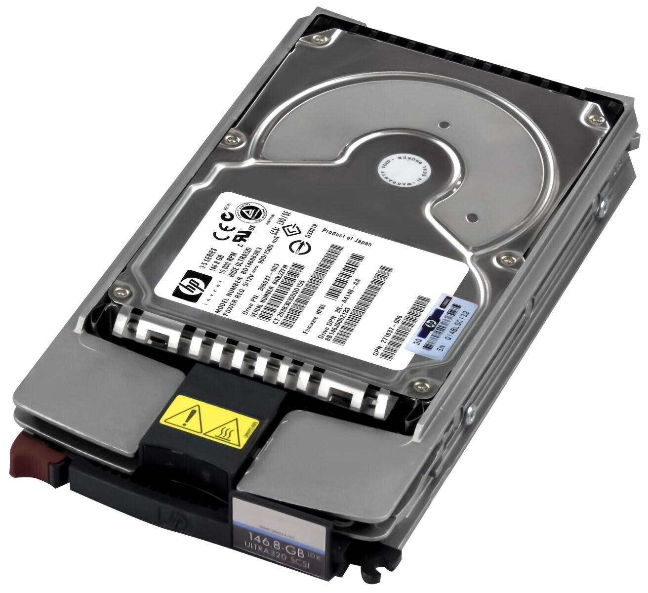 HP 146GB 10K Ultra320 SCSI 3.5" Hard Disk Drive HP HDD // 306637-003 / BD146863B3 / GPN 271837-006 (Used) // สินค้ารับประกัน โดย บริษัท อะไหล่เซิร์ฟเวอร์ จำกัด