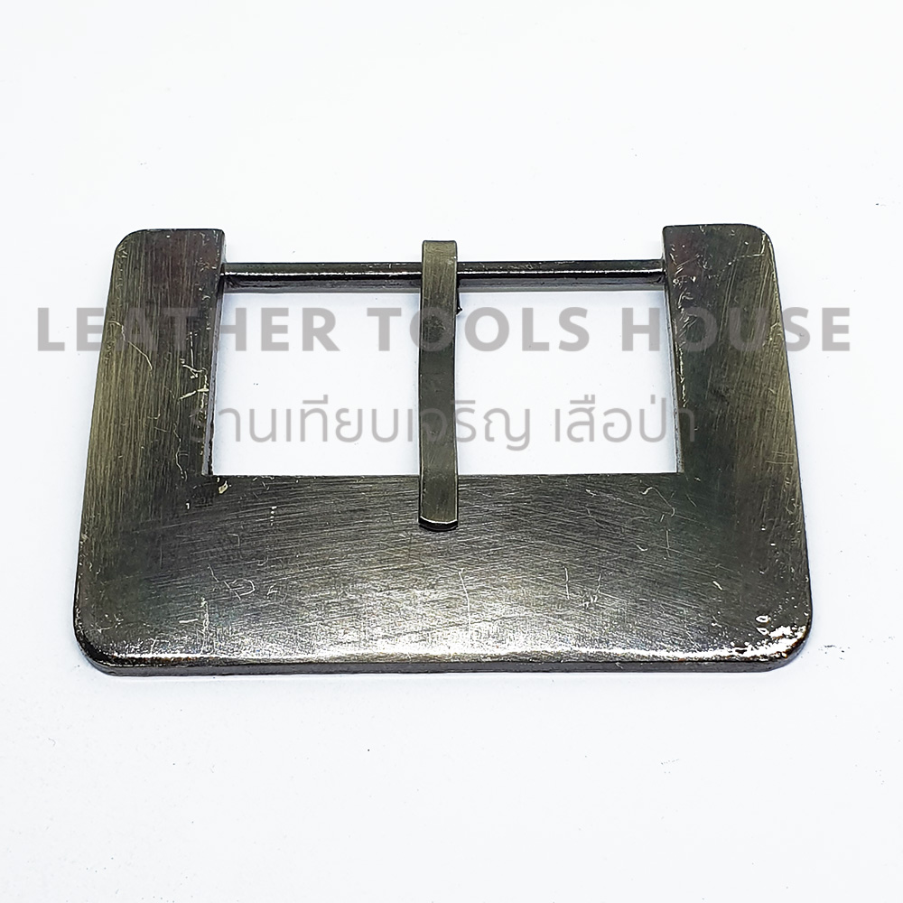 หัวเข็มขัด B0043 เนื้อซิงค์ สีรมดำ ขนาด 2นิ้ว 1ตัว
