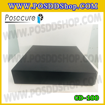 ลิ้นชักเก็บเงิน ลิ้นชักเก็บเงินสด5ช่องธนบัตร 5ช่องเหรียญ ลิ้นชักเงินสด5ช่องแบงค์ เกะเก็บเงินสด POSECURE Cash drawer CD-100