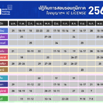 ตารางสอบ IC PLAIN (ต่างจังหวัด) ประจำปี 2566
