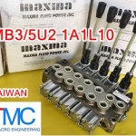 ไฮโดรลิคคอนโทรลวาล์ว(5แกน)hydraulic control valve maxma MB3/5U2 1A1L10(45L/min)(4,600Psi/315Bar)