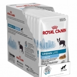 Royal canin Urban life junior อาหารเปียกแบบซองสูตร Urban life สำหรับลูกสุนัข 150 กรัม x 10 ซอง