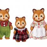 ครอบครัวซิลวาเนียน หมีแพนด้าแดง 3 ตัว Sylvanian Red Panda Family