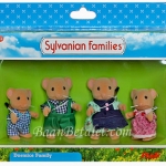 [SOLD OUT] ครอบครัวซิลวาเนียน ฮาเซลนัท-ดอร์เมาส์ 4 ตัว (UK) Sylvanian Families Hazelnut Dormouse Family