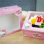 กล่องเค้ก 1 ปอน Hello Kitty