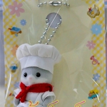 พวงกุญแจซิลวาเนียน-เบบี้กระต่ายชุดพ่อครัว (JP) Sylvanian Families Cottontail Rabbit Baby