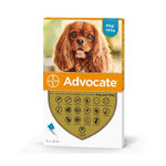 Advocate แอทโวเคท ยาหยดสำหรับสุนัข น้ำหนัก 4-10 กก. สีฟ้าน้ำทะเล