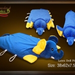 หมอนยางพาราเด็ก100 % รูปช้างสีน้ำเงิน 泰国原儿童玩具枕橡胶