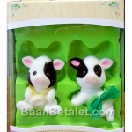ซิลวาเนียน เบบี้แฝดวัว ท่าคลาน-นั่ง (EU) Sylvanian Families Friesian Cow Twins