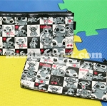 กระเป๋าใส่ของจุกจิกมีซิป 1 ช่อง ลายตารางสติทช์ 20x10x1.5ซม. (Stitch TW-145FC)