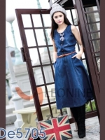 ชุดเดรสยีนส์ DE5705