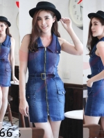 ชุดเดรสสั้น F566