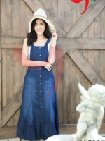 เอี้ยมกระโปรงยีนส์ JA596