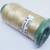 ด้ายไนลอน#6 สีครีม (631) 250D