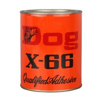 กาวยางตราหมา DOG X-66 ขนาด 1 ปอนด์ (ลัง:3โหล)