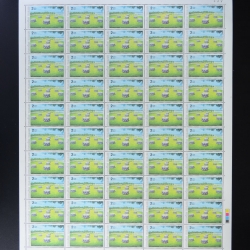 แสตมป์งานสมโภชพุทธมณฑล (เต็มแผ่น50ดวง)