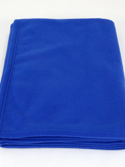 ผ้าห่มใหม่ ผ้าสำลีสีพื้น 5ฟุต ผืนใหญ่ ผ้าหนาจร้า - สีน้ำเงิน