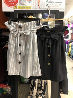 กระโปรง Lunaskirt (ลายทางริ้ว)#5241