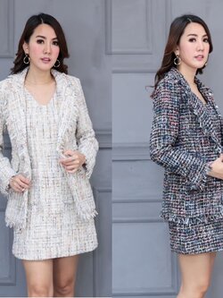 เสื้อสูทผู้หญิงทวิต #1810