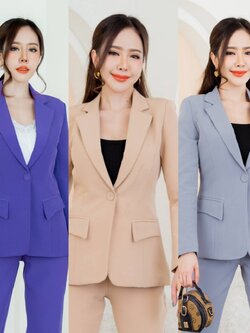 เสื้อสูทผู้หญิง Richy NO.2249 1กระดุม