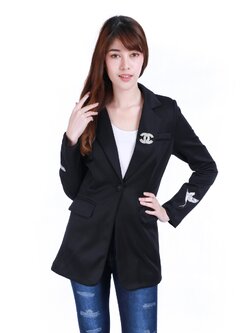 เสื้อสูทผู้หญิงปัก no.8008