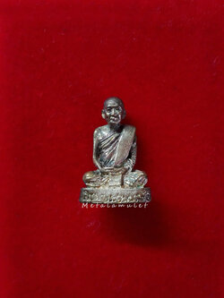 รูปหล่อสมเด็จพระญาณสังวร สมเด็จพระสังฆราช เนื้อเงิน พิมพ์ใหญ