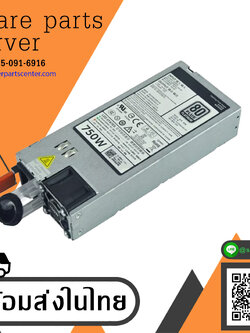 Dell Power Supply 750W 80+ Platinum PSU Dell For R620 R520 R720 R820 R920 // 0CWKMX (Used) // สินค้ารับประกัน โดย บริษัท อะไหล่เซิร์ฟเวอร์ จำกัด