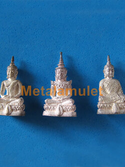 รูปเหมือน พระแก้วมรกต 3 ฤดู เนื้อเงิน