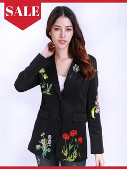 เบลเซอร์ปักดอกไม้ #9013